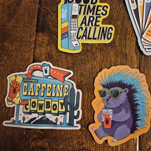 Dutch Bros Coffee Five Sticker Set - Picture 3 of 5